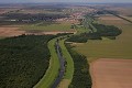  Ill, canalisée, rivière, plaine d'alsace, haut-rhin, alsace 