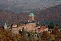  Alsace, château haut-koenigsbourg, patrimoine, vignes, vignoble, paysage 