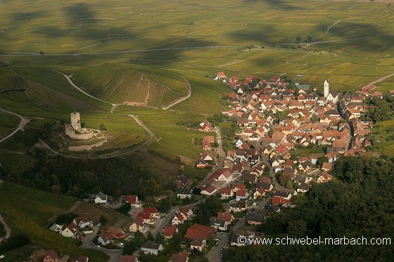 Katzenthal et le château du Wineck