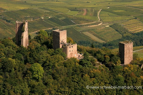 Trois châteaux d'Husseren-les-Châteaux