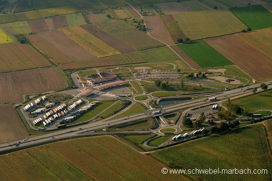 Aire autoroutière du Haut-Koenigsbourg - Plaine d'Alsace